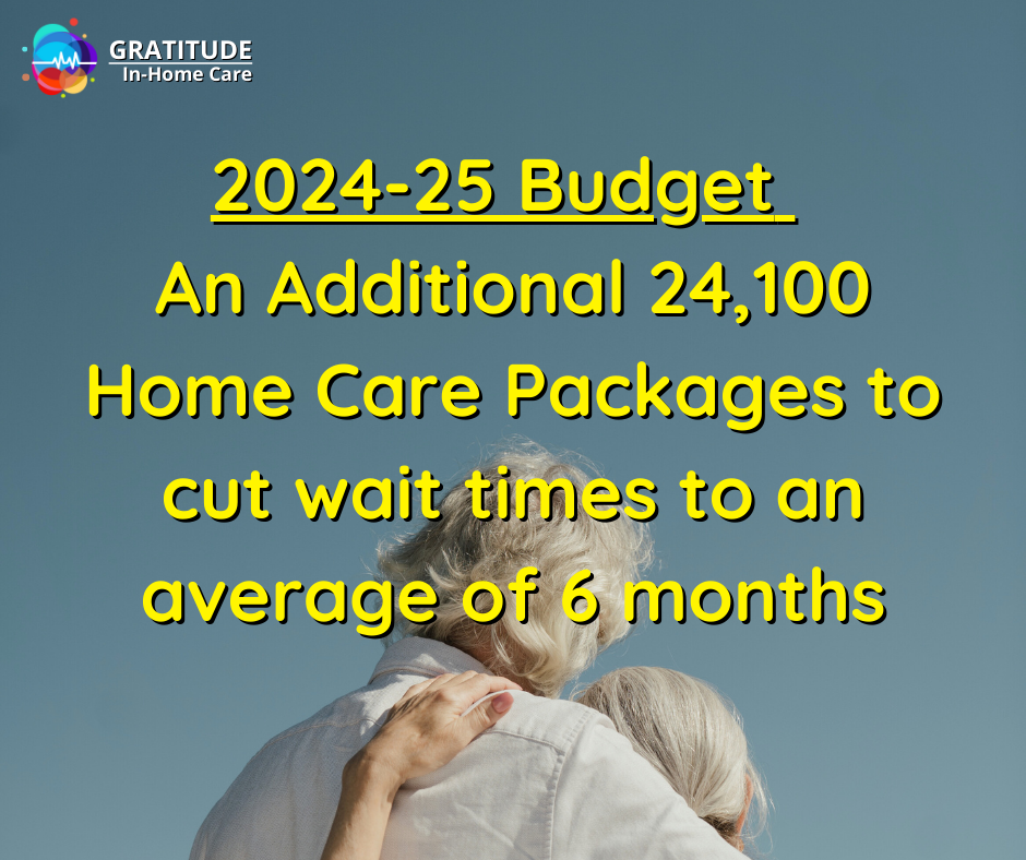 2024-25 Budget - Additional 24,100 Home Care Package to cut wait times to an average of 6 months (1)